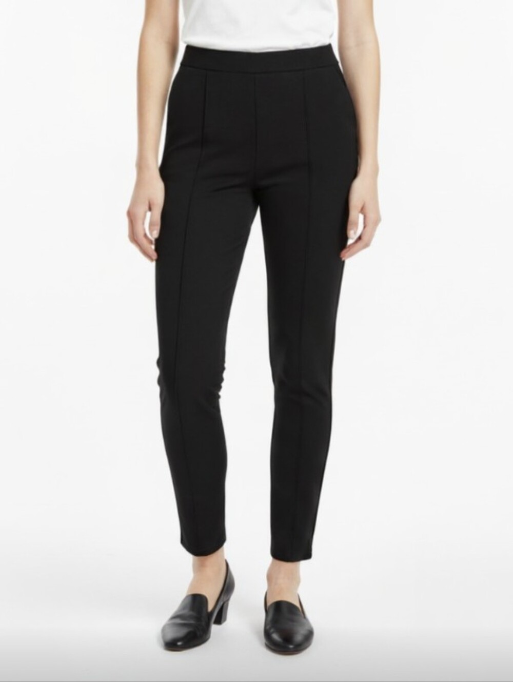 NWOT! OLD NAVY! BLACK CENTER LEG SEAM HIGH WAIST ULTRA STRETCH LEGGINGS! SZ MP